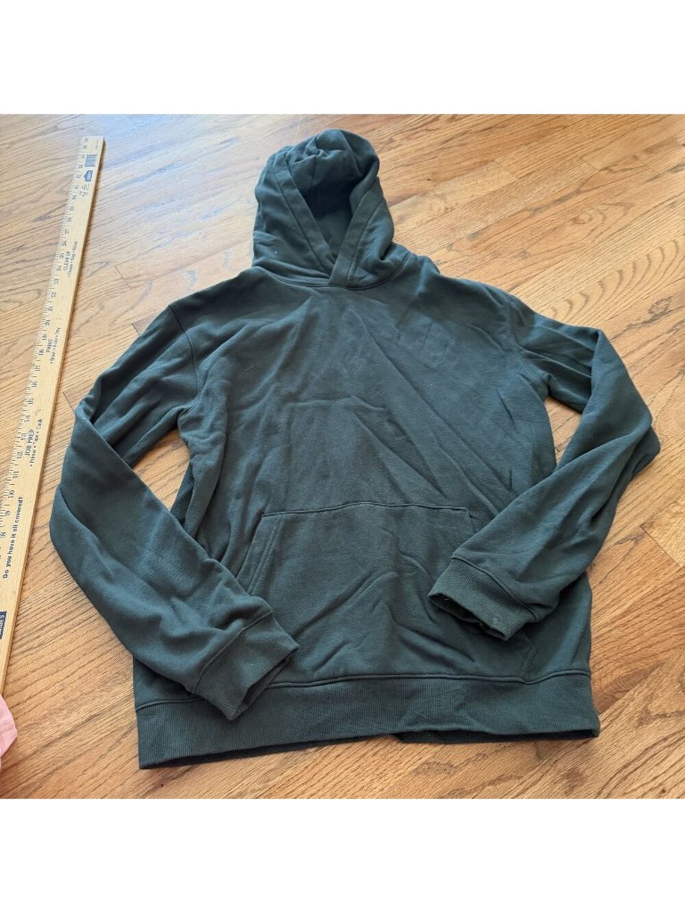H&M Youth 16/18 Green Hooded Sweatshirt